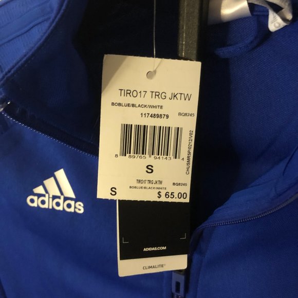 adidas Tiro 17 Women's Jacket NWT - Picture 3 of 3
